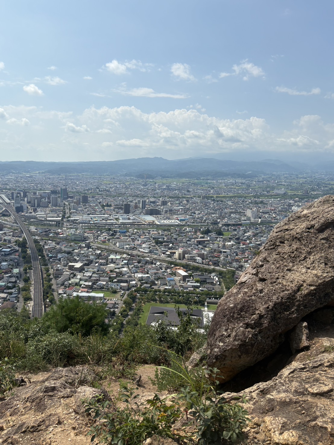 信夫山 烏ヶ崎展望デッキ